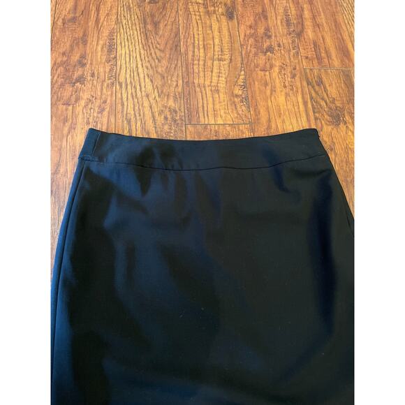 Ann Taylor Women’s Straight Black Wool Formal Maxi Skirt Size 6 - Picture 4 of 7